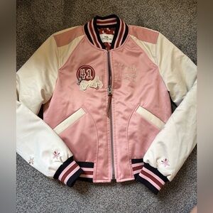 Coach Pink Bomber Jacket